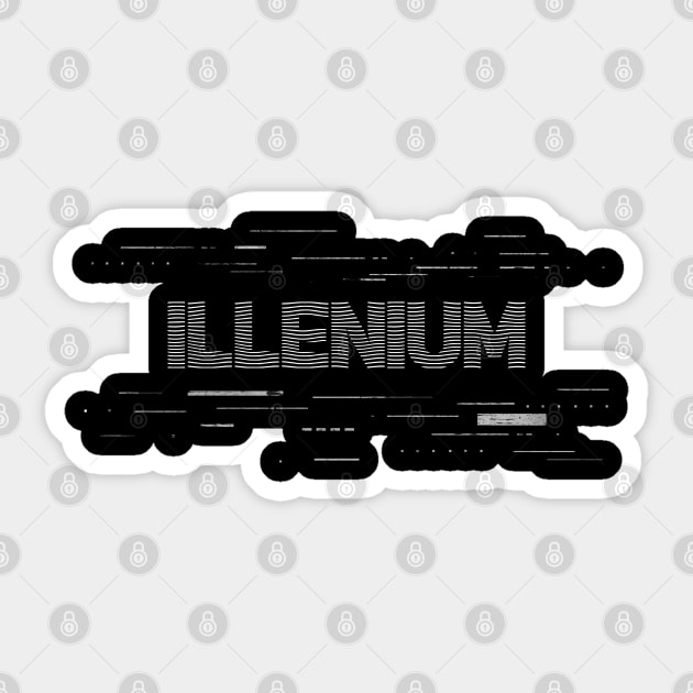 Illenium Line Road Sticker by SIJI.MAREM